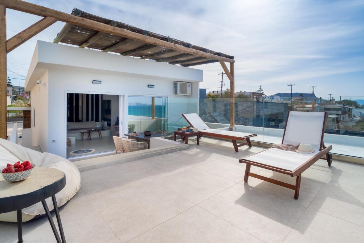 Wave, An Idyllic Seafront Suite By Nirousuites Kokkini Hani Екстер'єр фото